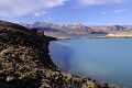 Le lac Belgrano, d'une belle couleur turquoise. argentine,patagonie,province de santa cruz,parc perito moreno,lac belgrano 