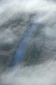 La Dordogne, vue d'une montgolfière. dordogne,brume,montgolfière 