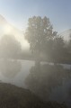 La Dordogne, dans la brume, près du château de Castelnaud. dordogne,castelnaud,brume 