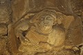 ... représentant des artistes jouant de leurs instruments (ici, le psaltérion). aude,chateaux cathares,puivert,salle des musiciens,psalterion 