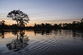 Rio Yacuma au coucher du soleil bolivie,rio yacuma 